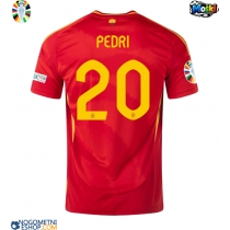 Moški Nogometni dresi Španija Pedri Gonzalez #20 Domači EP 2024 Kratek Rokav